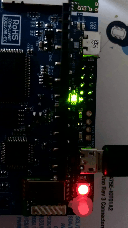 STM32 IoT Mbed blink LEDs